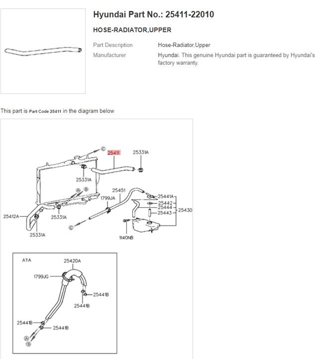 Buy Hyundai/Kia 25411 22010 at a low price in United Arab Emirates!