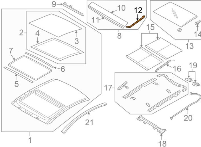 816283S000 Hyundai/Kia Auto part