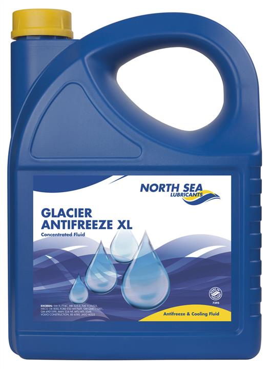 North Sea Lubricants 7395/5 Coolant concentrate NSL GLACIER ANTIFREEZE XL, green-blue, 5L 73955