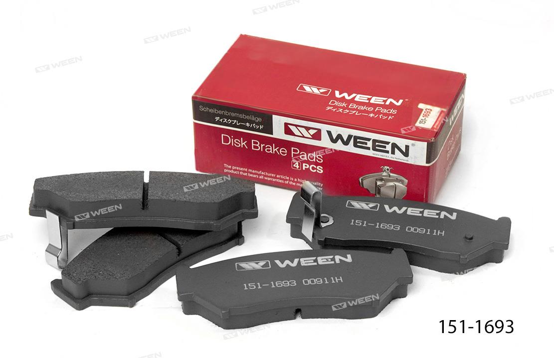Ween 151-1693 Brake Pad Set, disc brake 1511693