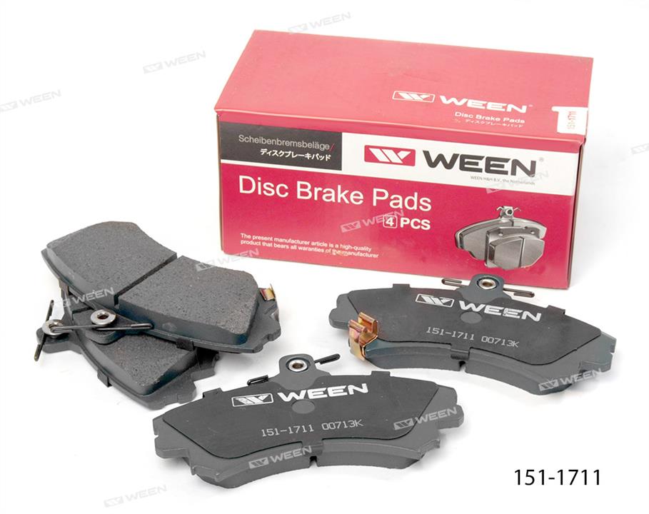 Ween 151-1711 Brake Pad Set, disc brake 1511711