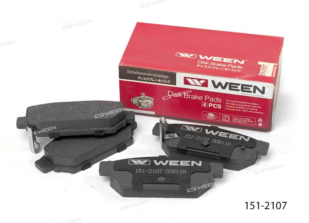 Ween 151-2107 Brake Pad Set, disc brake 1512107