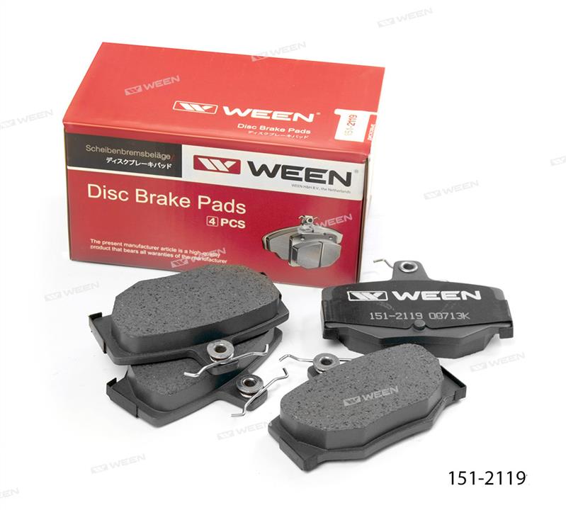 Ween 151-2119 Brake Pad Set, disc brake 1512119