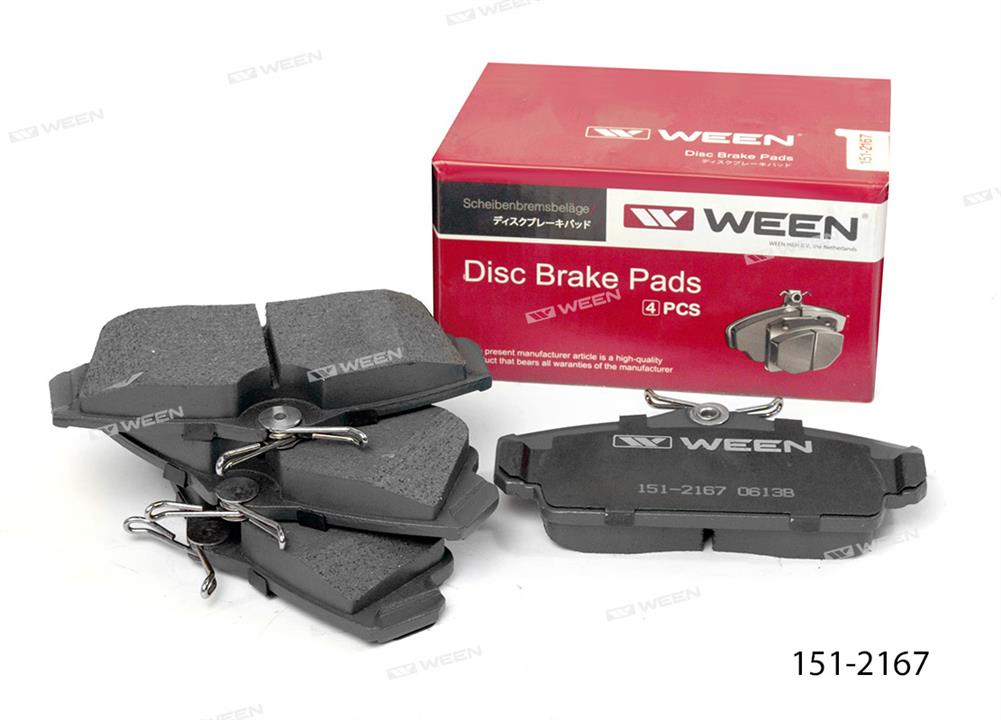Ween 151-2167 Brake Pad Set, disc brake 1512167