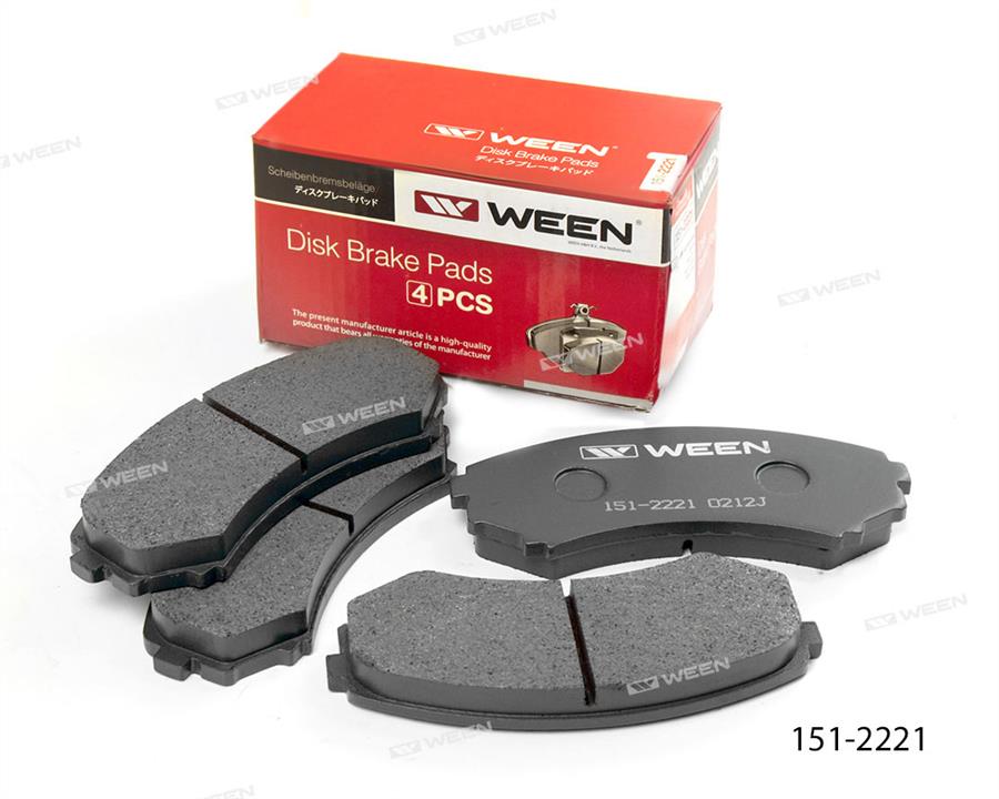 Ween 151-2221 Brake Pad Set, disc brake 1512221