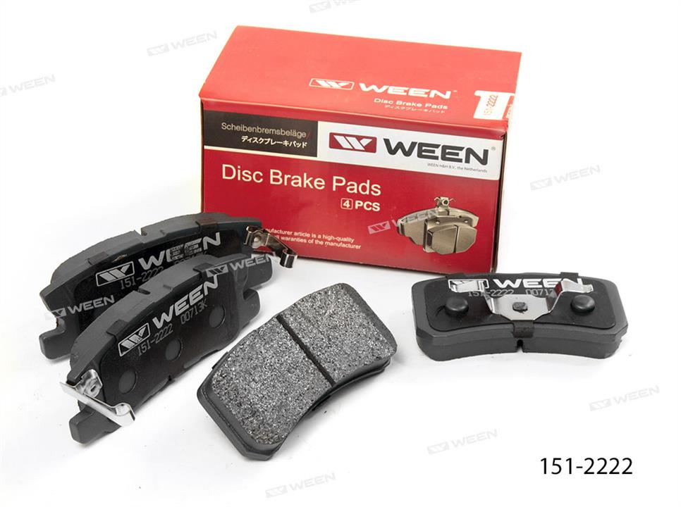 Ween 151-2222 Brake Pad Set, disc brake 1512222