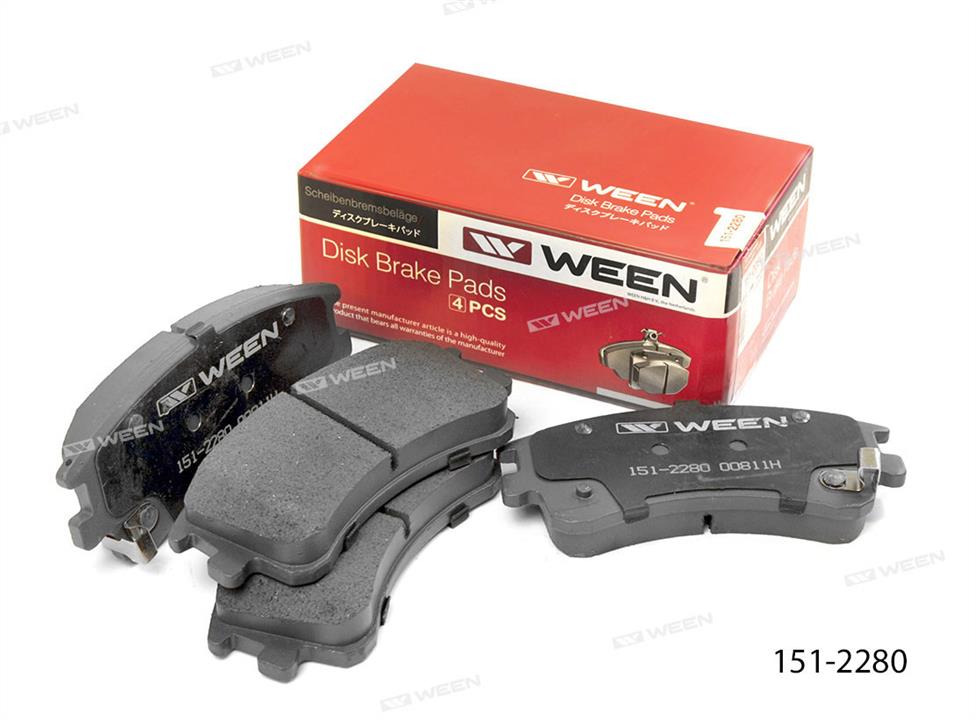Ween 151-2280 Brake Pad Set, disc brake 1512280