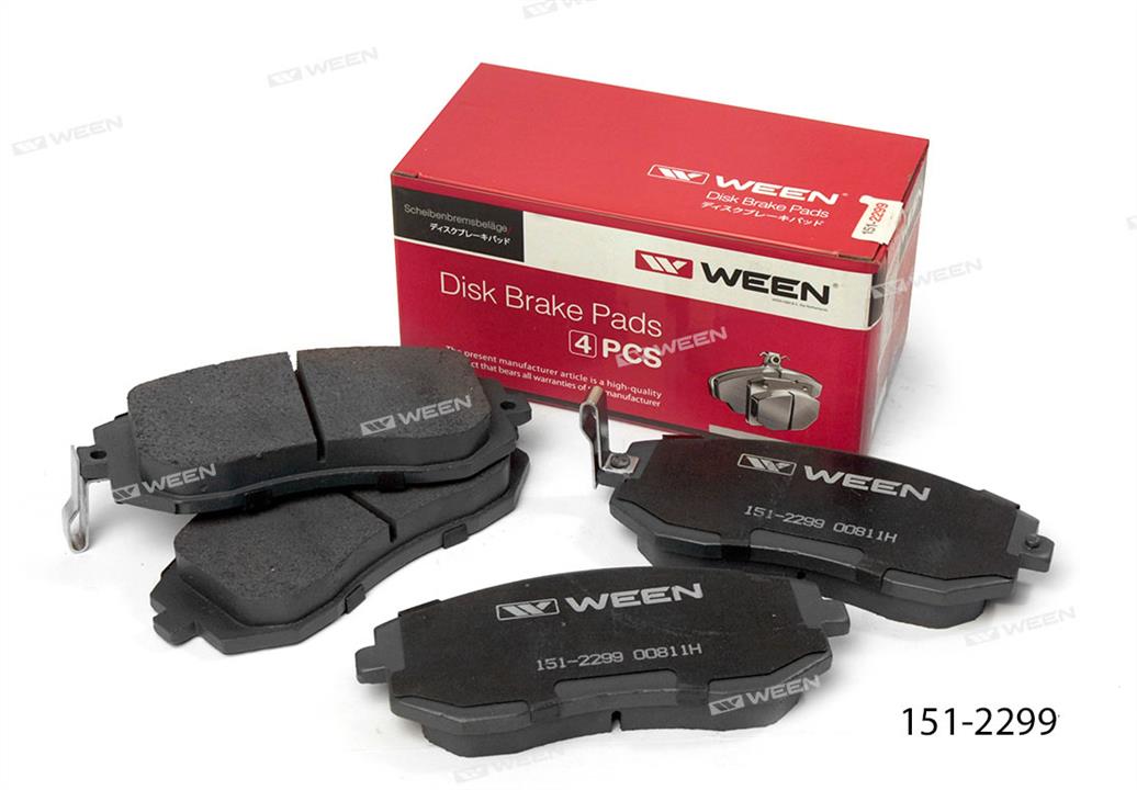 Ween 151-2299 Brake Pad Set, disc brake 1512299