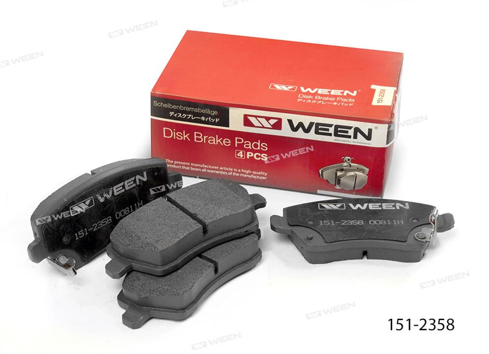 Ween 151-2358 Brake Pad Set, disc brake 1512358