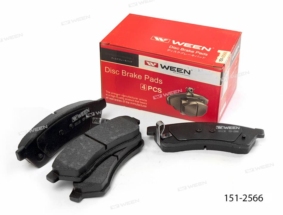 Ween 151-2566 Brake Pad Set, disc brake 1512566