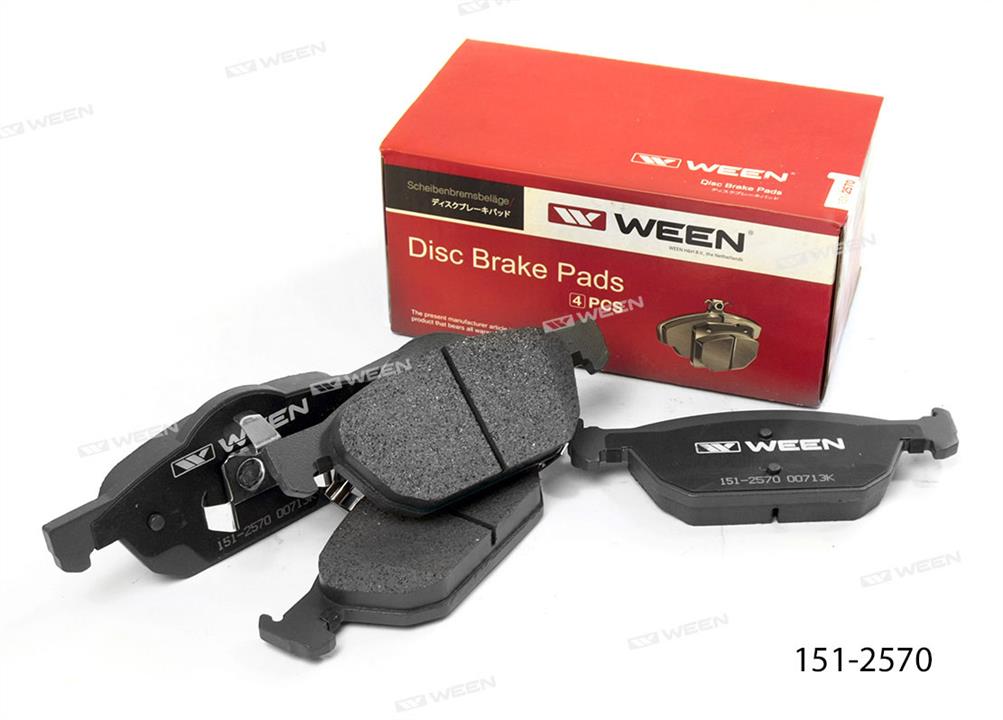 Ween 151-2570 Brake Pad Set, disc brake 1512570