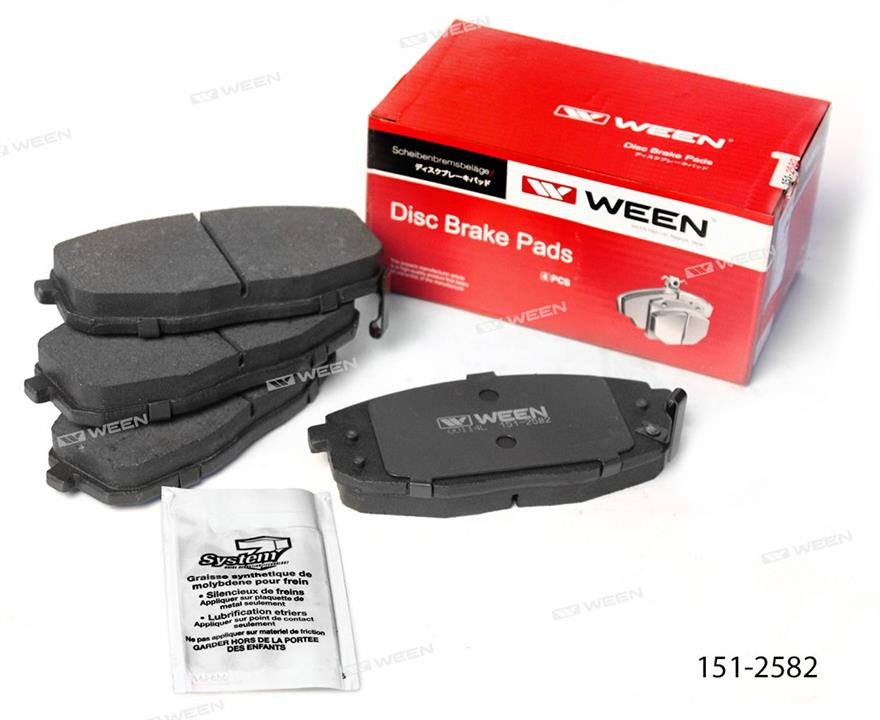 Ween 151-2582 Brake Pad Set, disc brake 1512582
