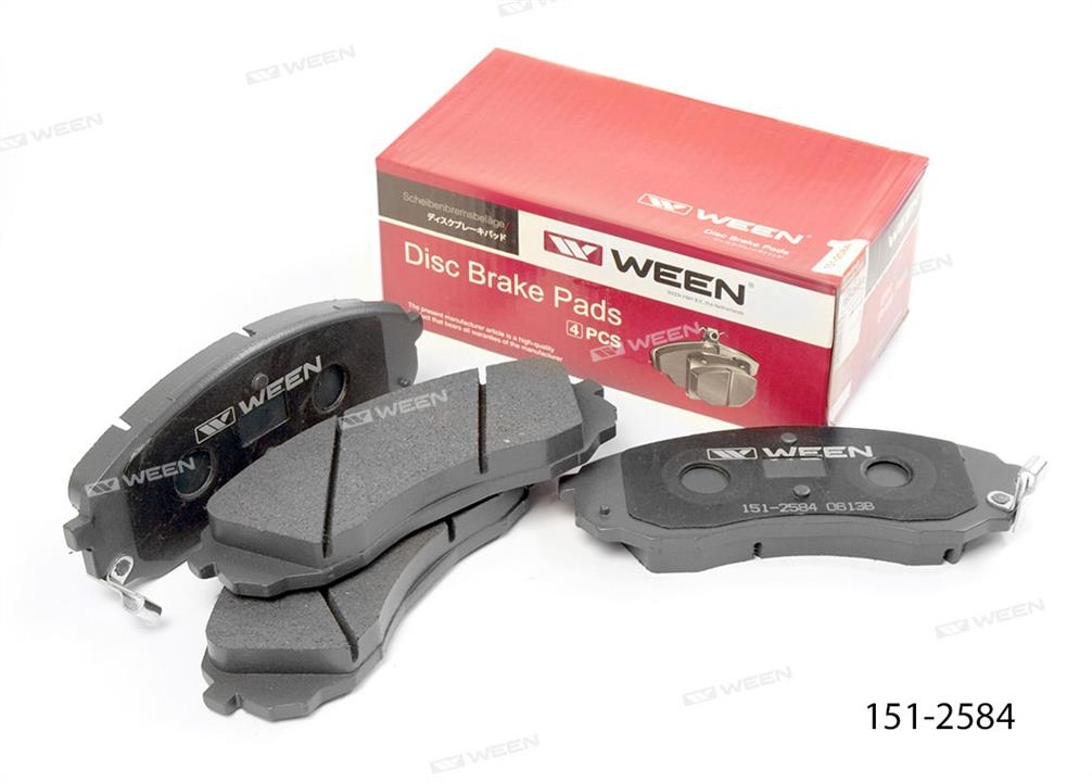 Ween 151-2584 Brake Pad Set, disc brake 1512584