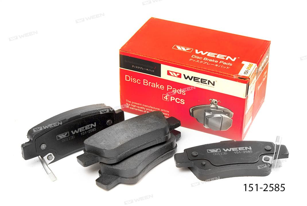 Ween 151-2585 Brake Pad Set, disc brake 1512585