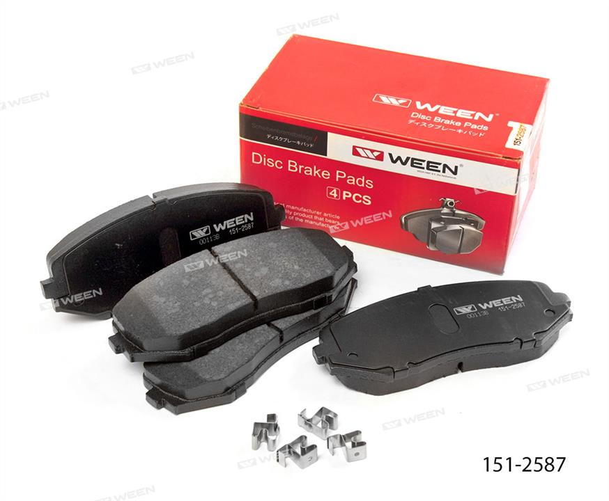 Ween 151-2587 Brake Pad Set, disc brake 1512587