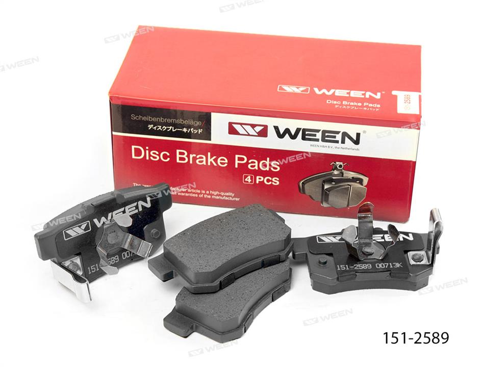Ween 151-2589 Brake Pad Set, disc brake 1512589