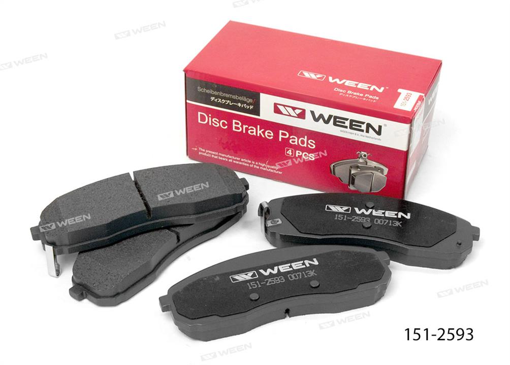 Ween 151-2593 Brake Pad Set, disc brake 1512593