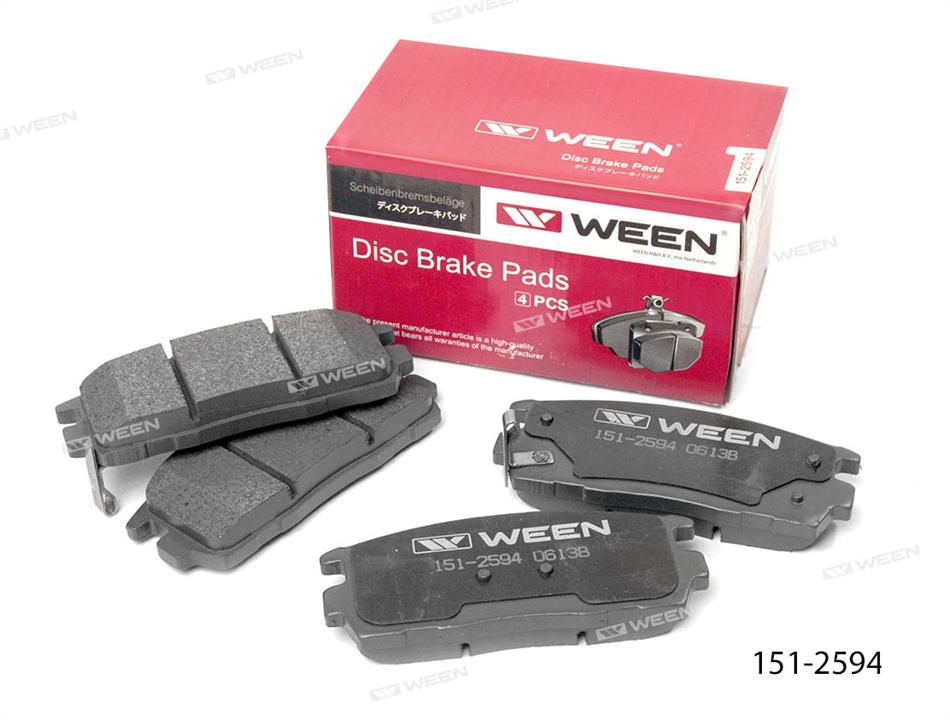 Ween 151-2594 Brake Pad Set, disc brake 1512594
