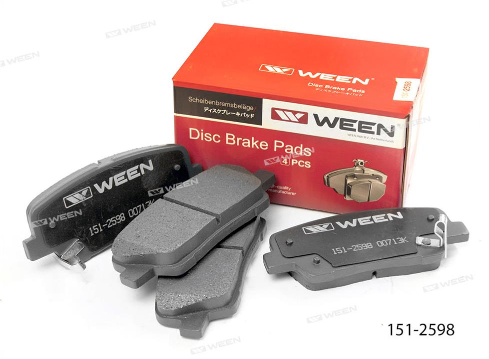 Ween 151-2598 Brake Pad Set, disc brake 1512598