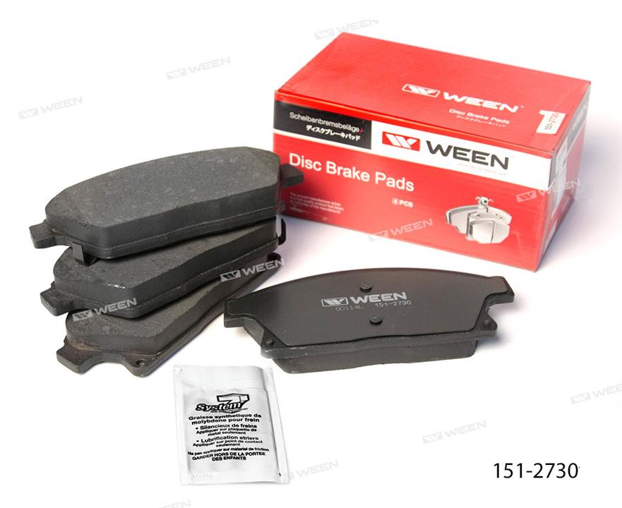 Ween 151-2730 Brake Pad Set, disc brake 1512730
