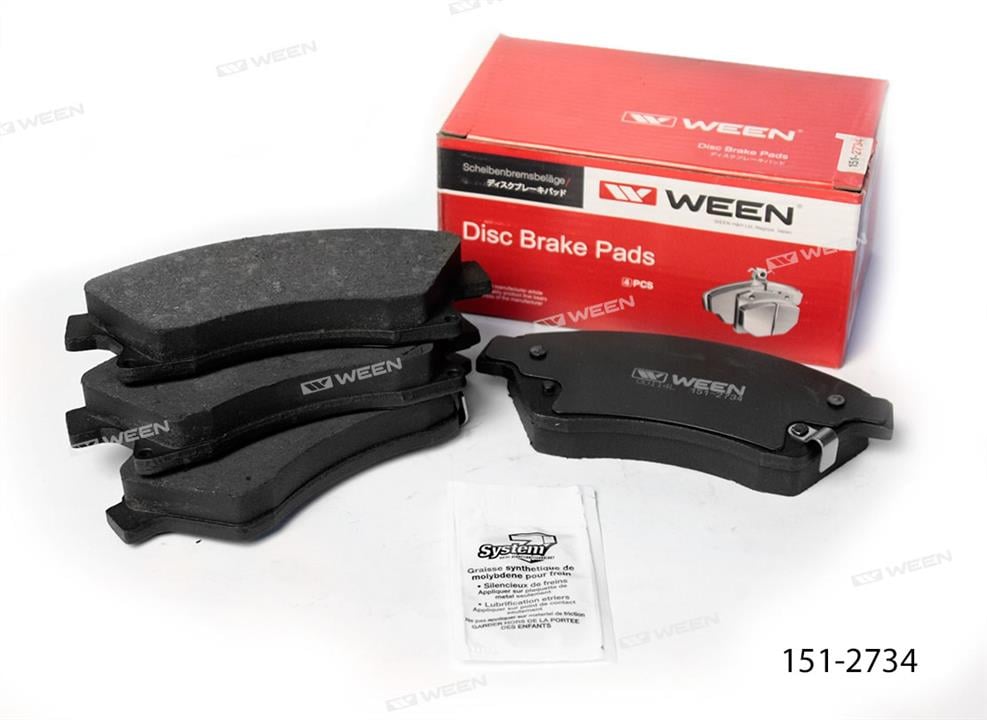 Ween 151-2734 Brake Pad Set, disc brake 1512734