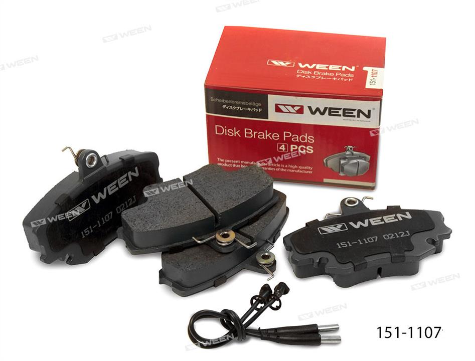 Ween 151-1107 Brake Pad Set, disc brake 1511107
