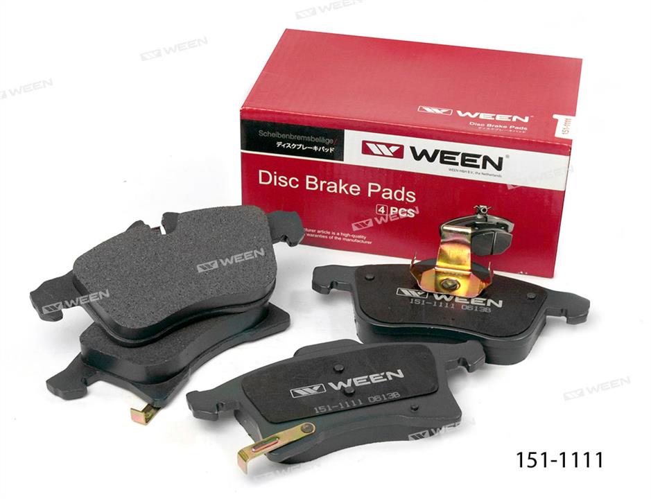 Ween 151-1111 Brake Pad Set, disc brake 1511111