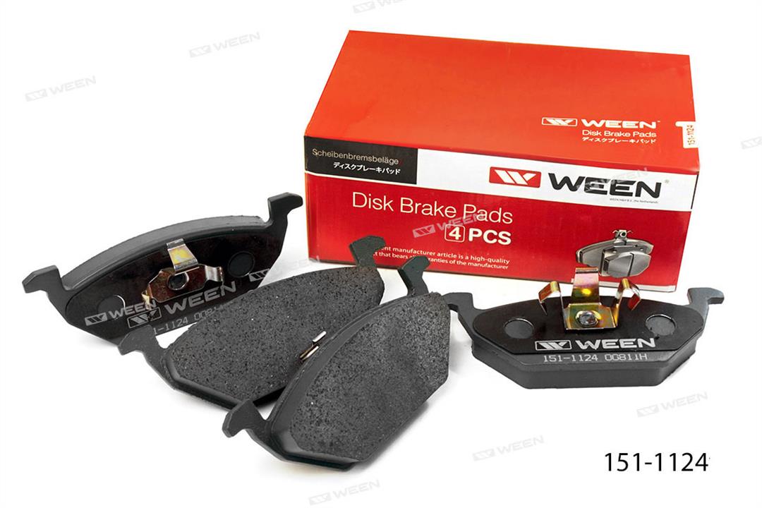 Ween 151-1124 Brake Pad Set, disc brake 1511124