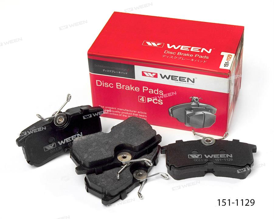 Ween 151-1129 Brake Pad Set, disc brake 1511129