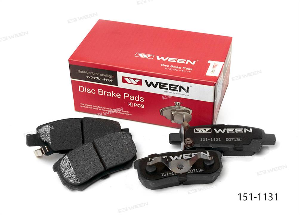 Ween 151-1131 Brake Pad Set, disc brake 1511131