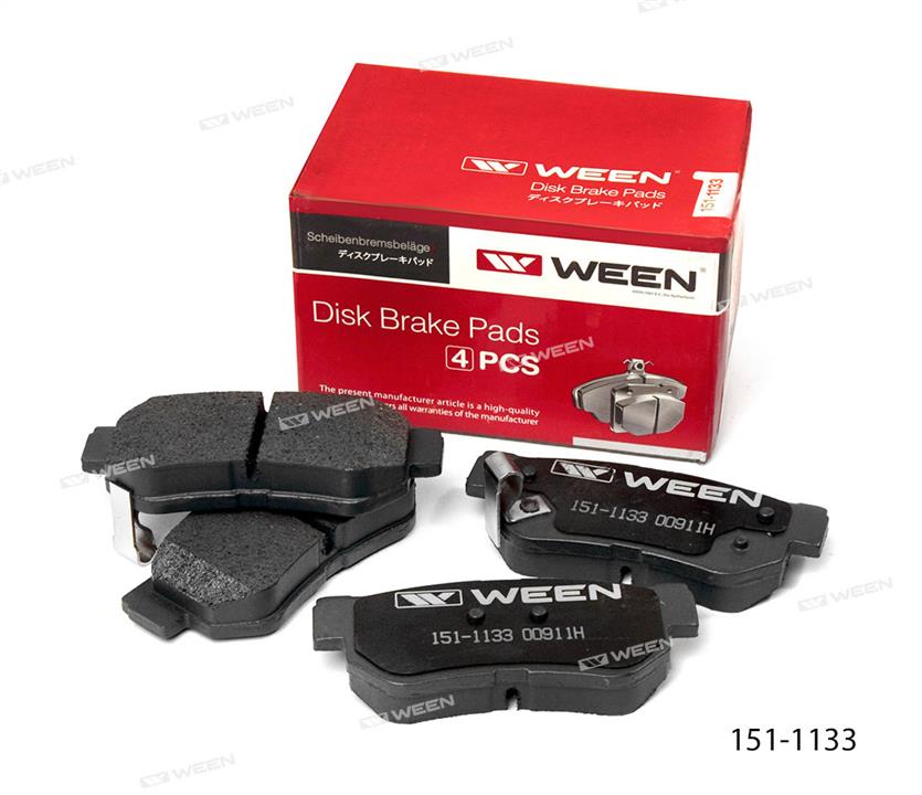 Ween 151-1133 Brake Pad Set, disc brake 1511133