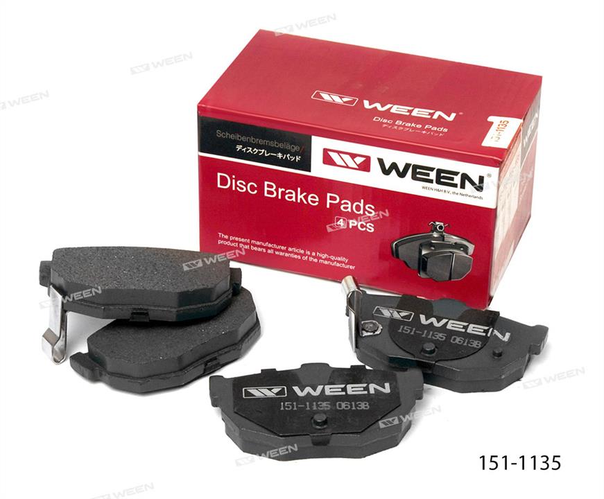 Ween 151-1135 Brake Pad Set, disc brake 1511135