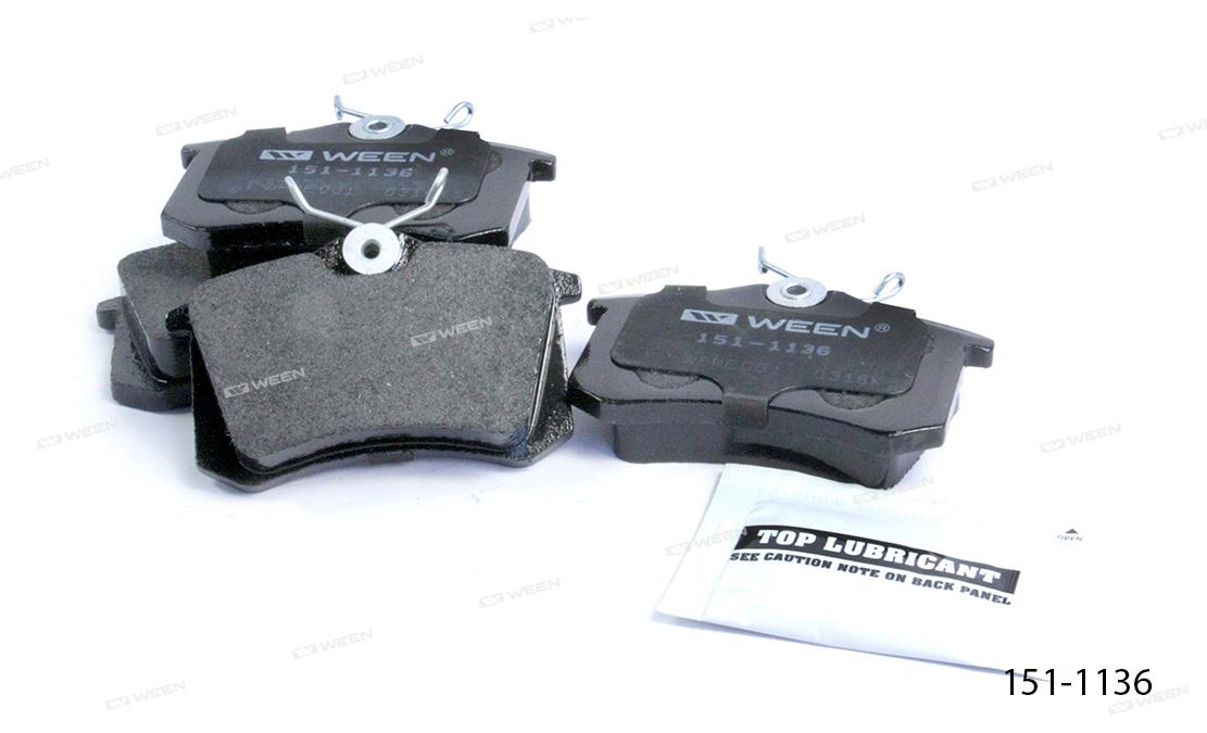 Ween 151-1136 Brake Pad Set, disc brake 1511136