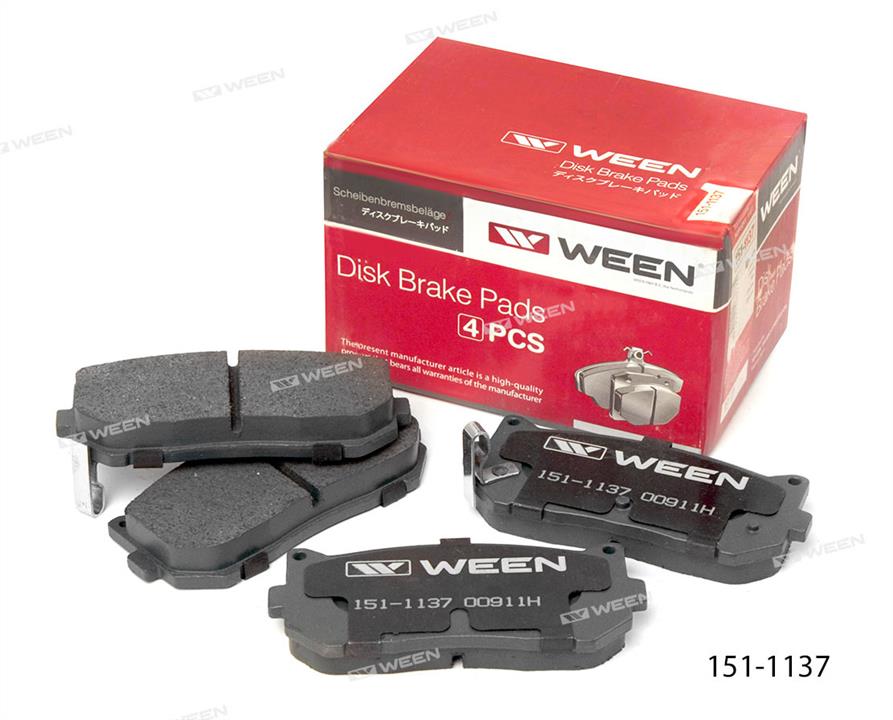 Ween 151-1137 Brake Pad Set, disc brake 1511137