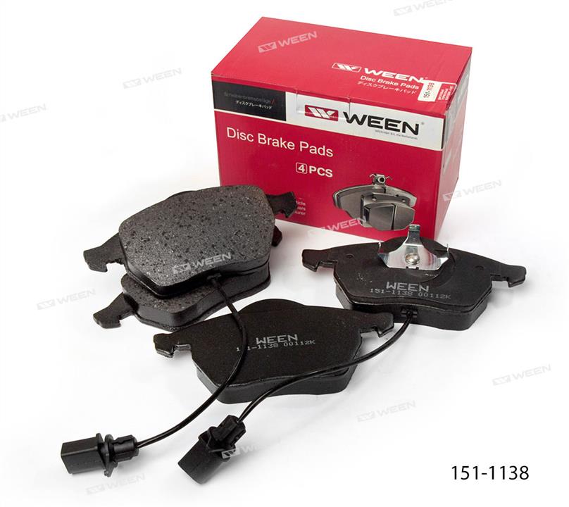 Ween 151-1138 Brake Pad Set, disc brake 1511138