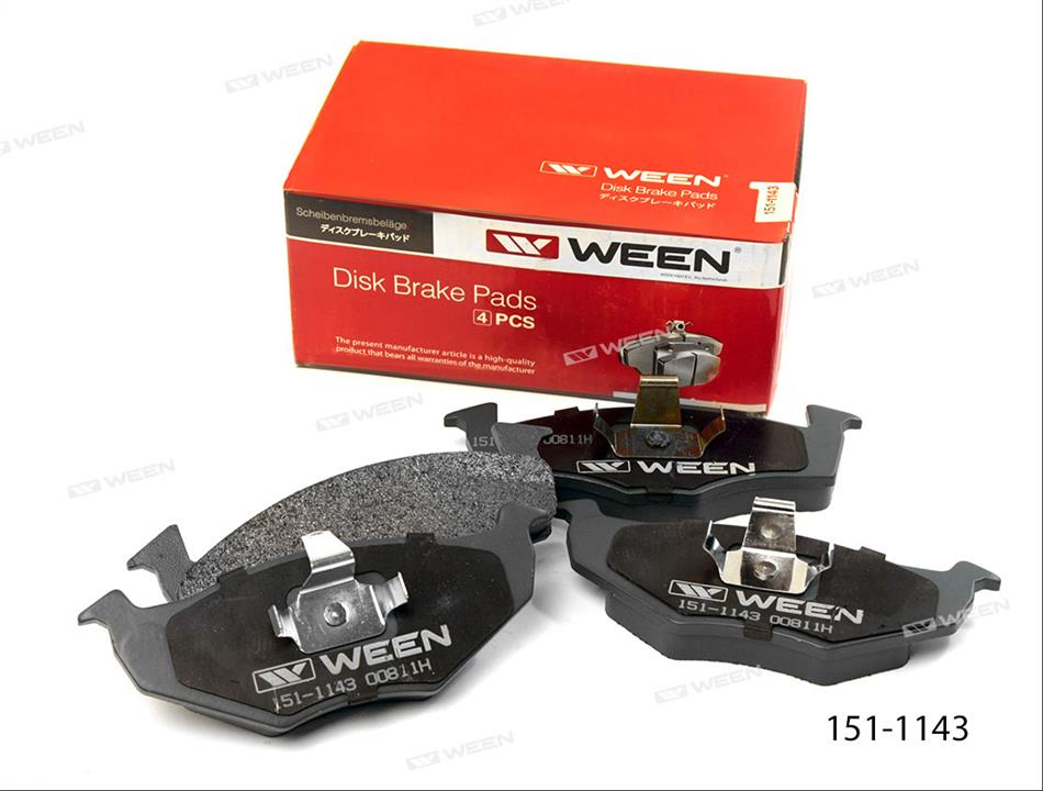 Ween 151-1143 Brake Pad Set, disc brake 1511143