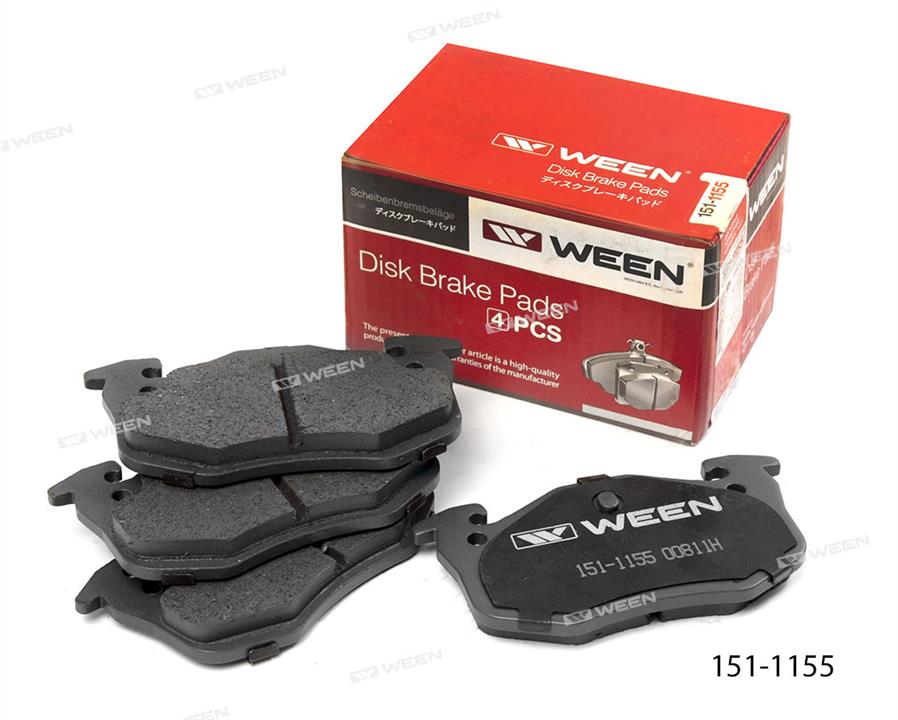 Ween 151-1155 Brake Pad Set, disc brake 1511155