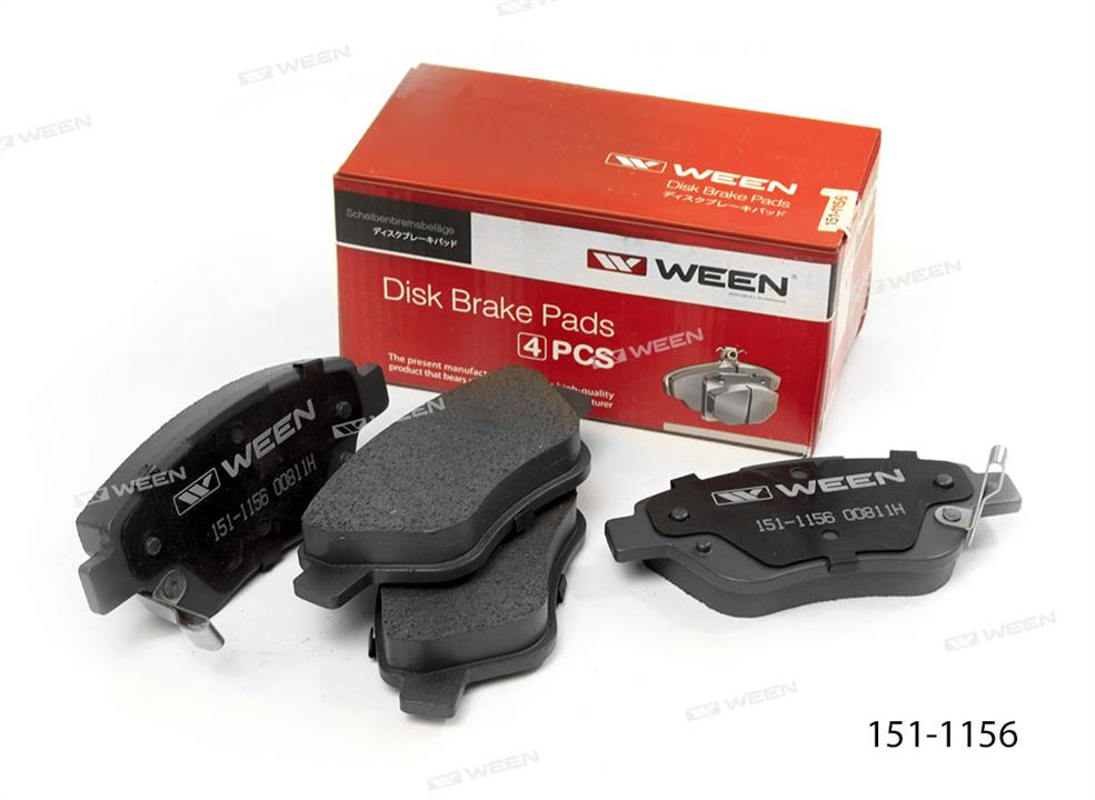 Ween 151-1156 Brake Pad Set, disc brake 1511156