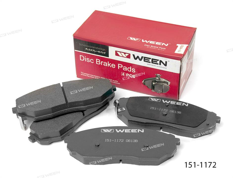 Ween 151-1172 Brake Pad Set, disc brake 1511172
