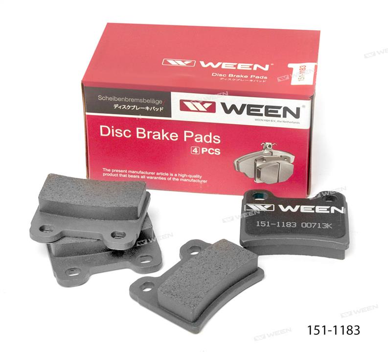 Ween 151-1183 Brake Pad Set, disc brake 1511183
