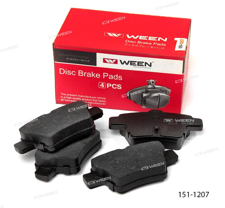 Ween 151-1207 Brake Pad Set, disc brake 1511207