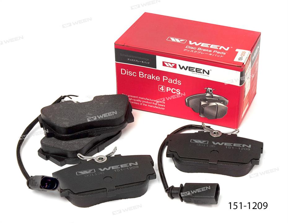 Ween 151-1209 Brake Pad Set, disc brake 1511209