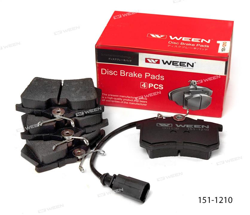 Ween 151-1210 Brake Pad Set, disc brake 1511210