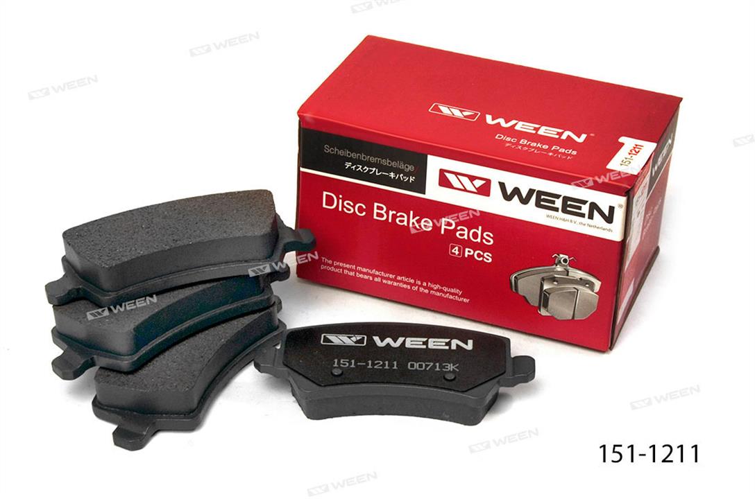 Ween 151-1211 Brake Pad Set, disc brake 1511211