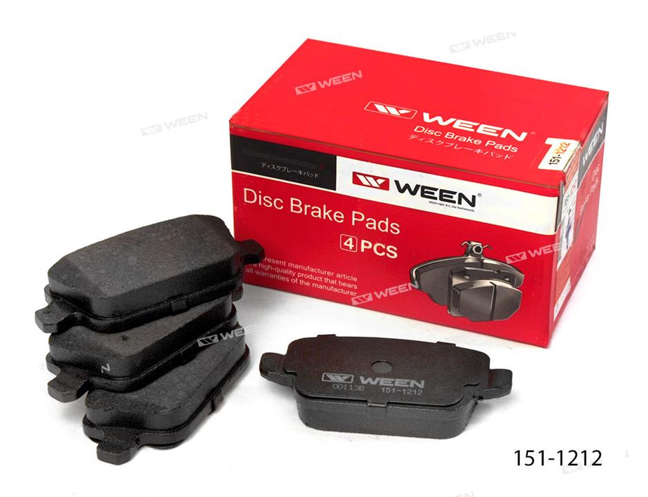 Ween 151-1212 Brake Pad Set, disc brake 1511212