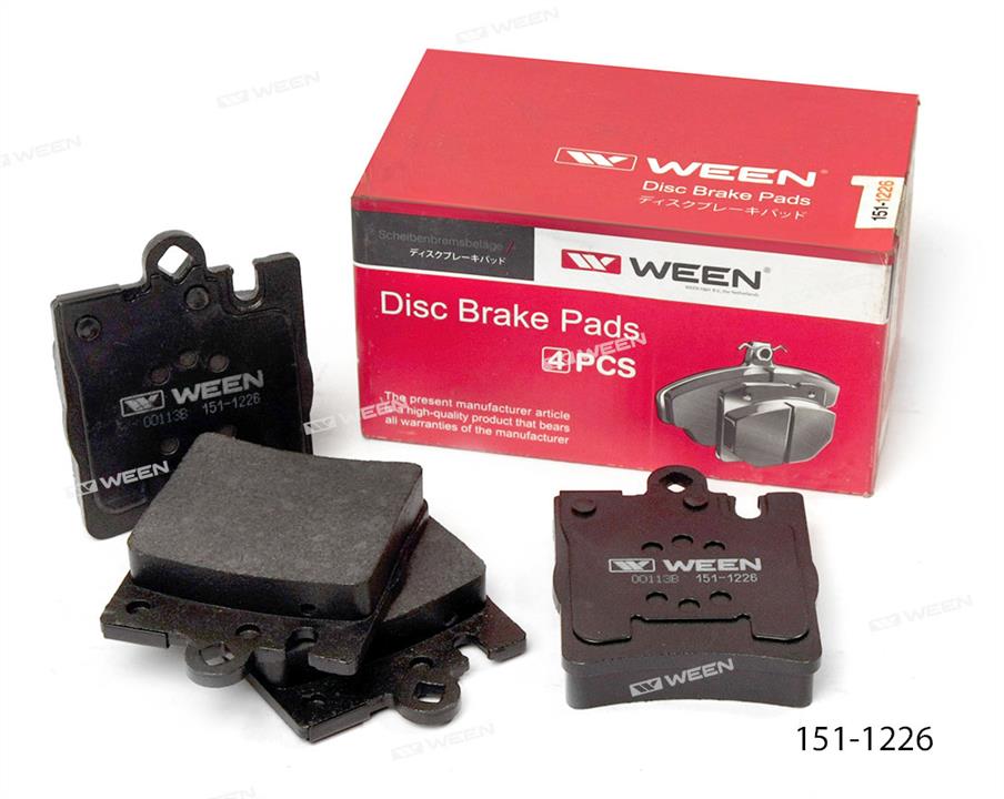 Ween 151-1226 Brake Pad Set, disc brake 1511226