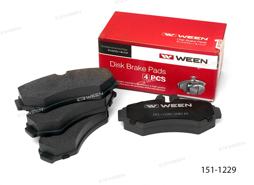 Ween 151-1229 Brake Pad Set, disc brake 1511229