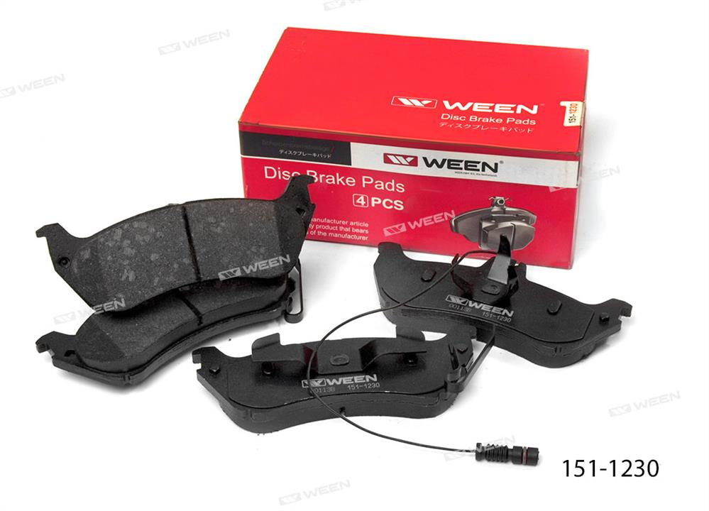 Ween 151-1230 Brake Pad Set, disc brake 1511230