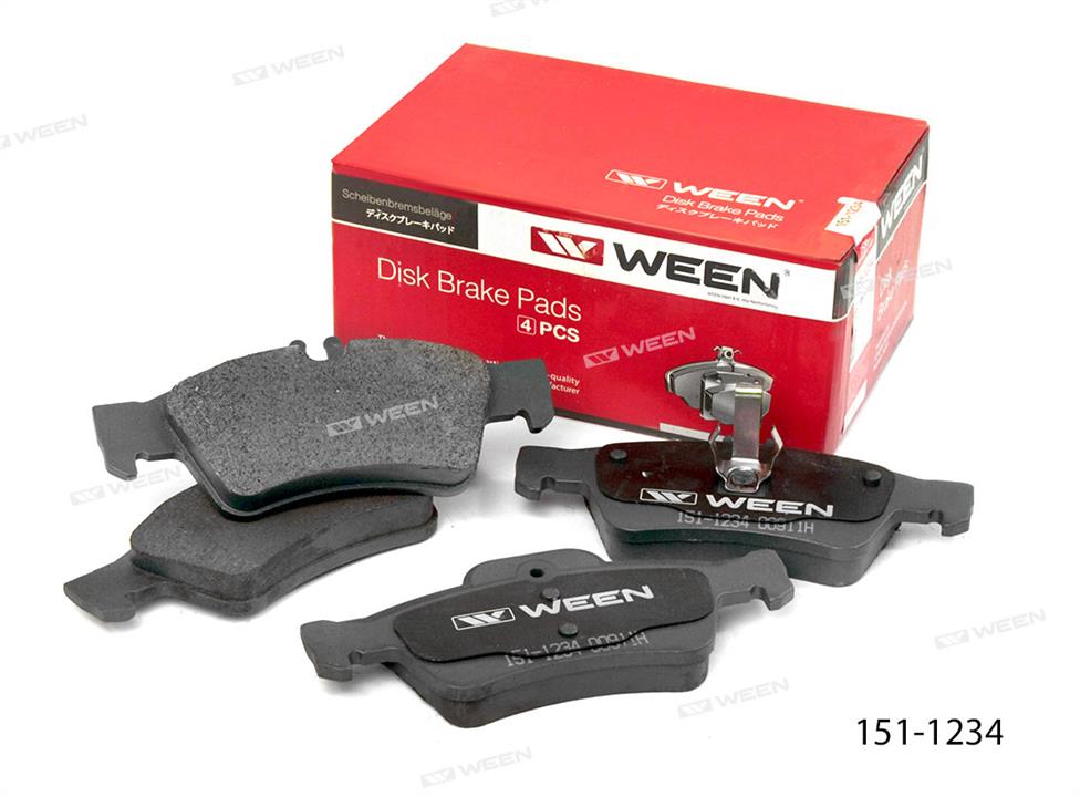 Ween 151-1234 Brake Pad Set, disc brake 1511234