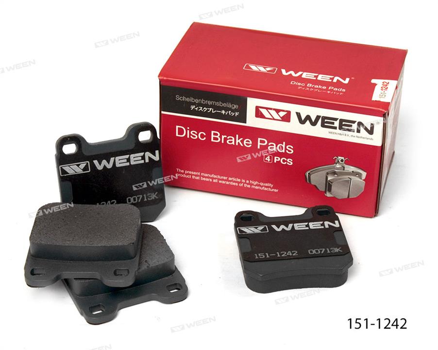 Ween 151-1242 Brake Pad Set, disc brake 1511242
